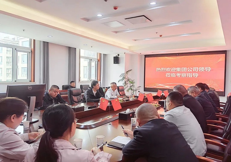 集團總裁陳永明到第十八工程公司調研指導